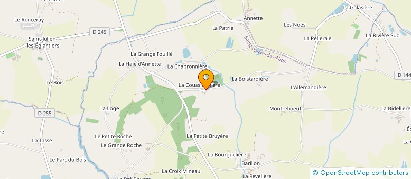 localisation de l'entreprise MADAME MARCELLE CORDIER à SAINT-PIERRE-DES-NIDS