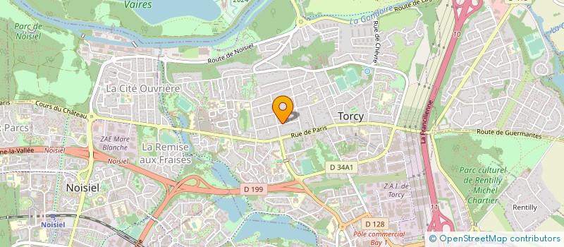 localisation de l'entreprise MADAME MARCELLE DAERON  TORCY