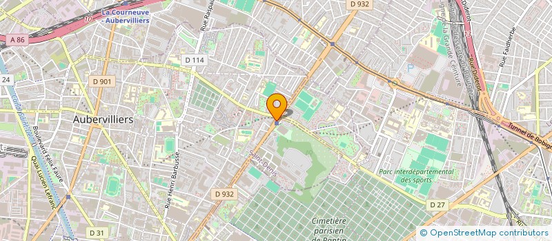 localisation de l'entreprise MADAME MARCELLE DAHAN à AUBERVILLIERS