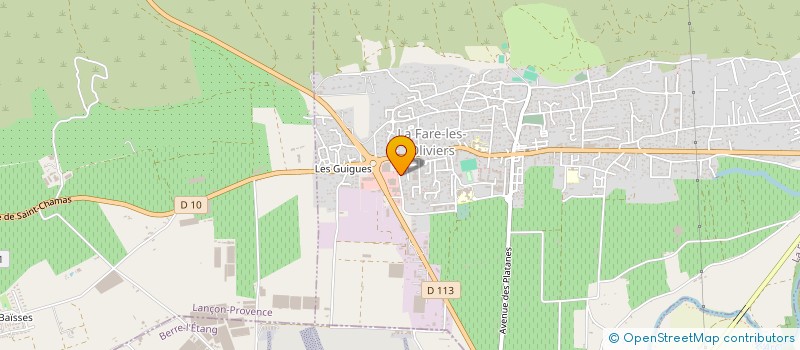 localisation de l'entreprise MADAME MARCELLE DANES  LA FARE-LES-OLIVIERS