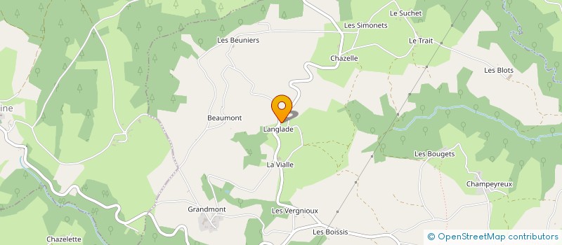localisation de l'entreprise MADAME MARCELLE DEMANECHE à ESPINASSE