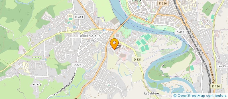 localisation de l'entreprise MADAME MARCELLE DRURIE à BELLERIVE-SUR-ALLIER