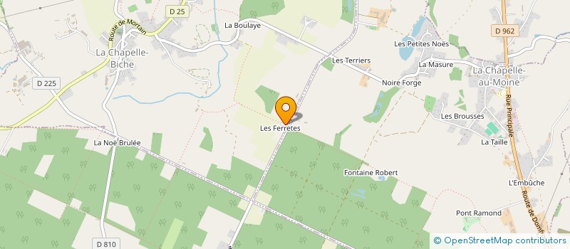 localisation de l'entreprise MADAME MARCELLE DUPONT à LA CHAPELLE BICHE