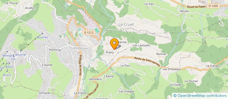 localisation de l'entreprise MADAME MARCELLE DUVILLARD à COMBLOUX