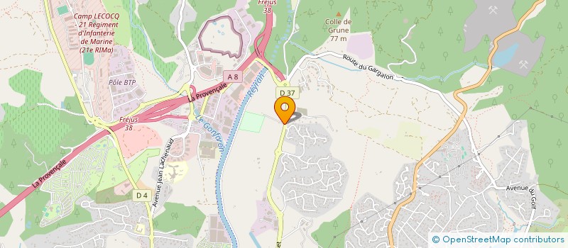 localisation de l'entreprise MADAME MARCELLE ESCOFFIER à FREJUS