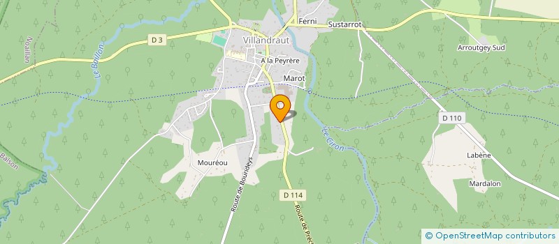 localisation de l'entreprise MADAME MARCELLE ESPAGNET  UZESTE