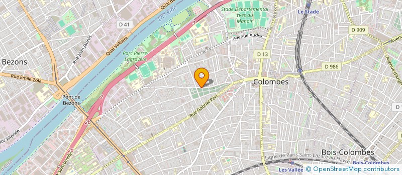 localisation de l'entreprise MADAME MARCELLE ESSIMBI à COLOMBES