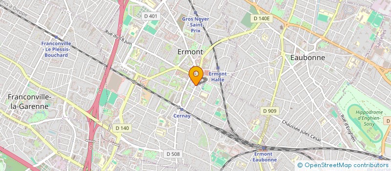 localisation de l'entreprise MADAME MARCELLE ESTEVE  ERMONT