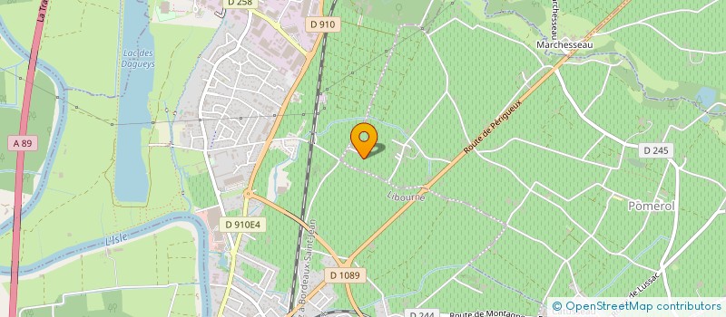 localisation de l'entreprise MADAME MARCELLE FAISANDIER  POMEROL