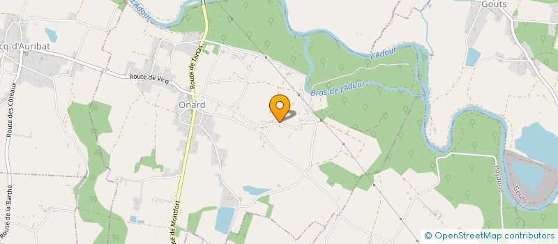 localisation de l'entreprise MADAME MARCELLE FARGUES  GAMARDE-LES-BAINS