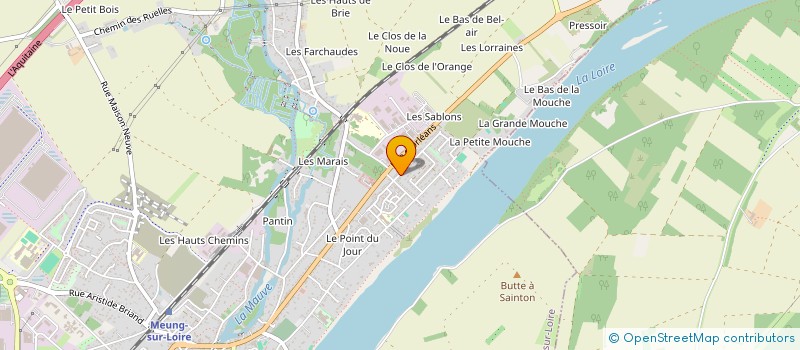 localisation de l'entreprise MADAME MARCELLE FAURIEUX à MEUNG-SUR-LOIRE