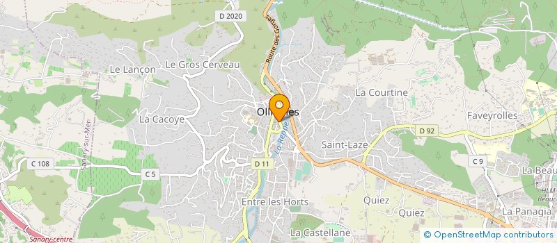 localisation de l'entreprise MADAME MARCELLE FEDELI à OLLIOULES