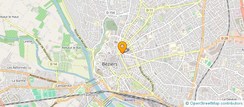 localisation de l'entreprise MADAME MARCELLE FICHET à BEZIERS