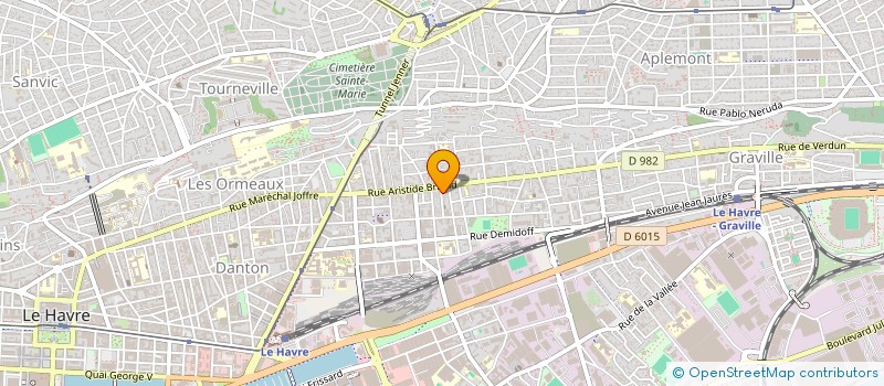 localisation de l'entreprise MADAME MARCELLE FLOC'H à LE HAVRE