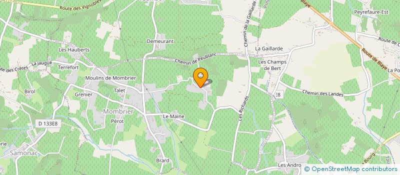 localisation de l'entreprise MADAME MARCELLE FOURNIER  MOMBRIER