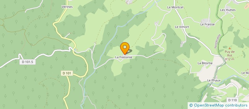 localisation de l'entreprise MADAME MARCELLE FRAISSE  NOIRETABLE