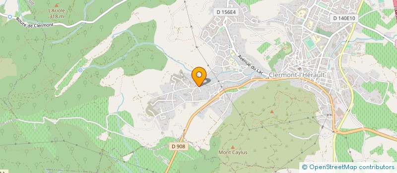 localisation de l'entreprise MADAME MARCELLE FRANJAU  CLERMONT-L'HERAULT