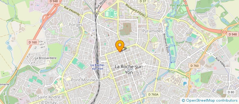 localisation de l'entreprise MADAME MARCELLE FREMY  LA ROCHE-SUR-YON