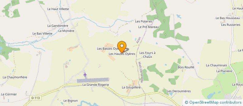 localisation de l'entreprise MADAME MARCELLE FROMENTIN à ARON
