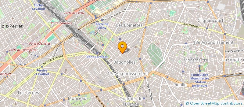 localisation de l'entreprise MADAME MARCELLE GAGUECHE à PARIS