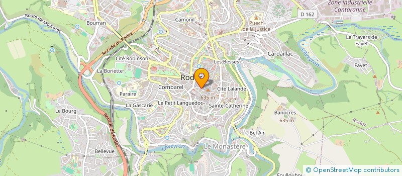 localisation de l'entreprise MADAME MARCELLE GALUT  RODEZ