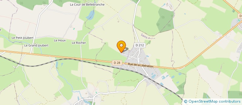 localisation de l'entreprise MADAME MARCELLE GELU à SAINT-LOUP-DU-DORAT