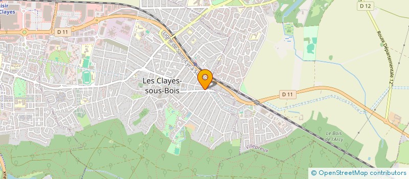 localisation de l'entreprise MADAME MARCELLE GEORGIADES à LES CLAYES-SOUS-BOIS