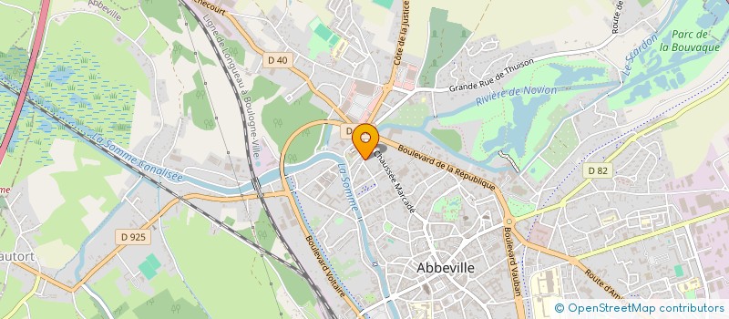 localisation de l'entreprise MADAME MARCELLE GEST à ABBEVILLE