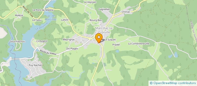 localisation de l'entreprise MADAME MARCELLE GIMAZANE  ARGENTAT-SUR-DORDOGNE