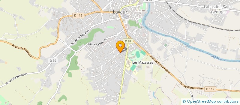 localisation de l'entreprise MADAME MARCELLE GINDRAT à LAVAUR