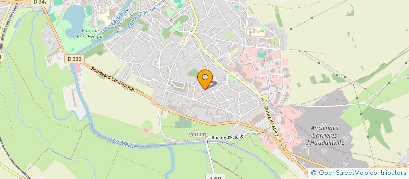 localisation de l'entreprise MADAME MARCELLE GIRAUD  VERDUN