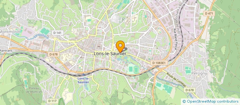 localisation de l'entreprise MADAME MARCELLE GROSSE à LONS-LE-SAUNIER