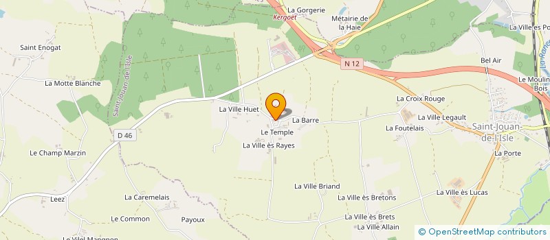 localisation de l'entreprise MADAME MARCELLE GUENRO à SAINT-JOUAN-DE-L'ISLE