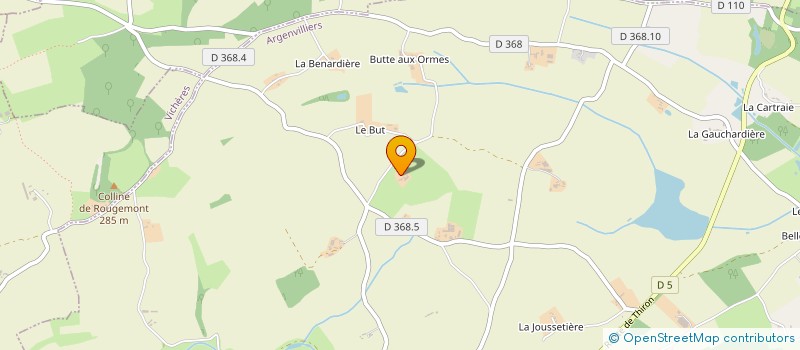 localisation de l'entreprise MADAME MARCELLE GUERIN à ARGENVILLIERS