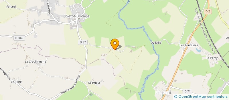 localisation de l'entreprise MADAME MARCELLE GUILLEMELLE  TAMERVILLE