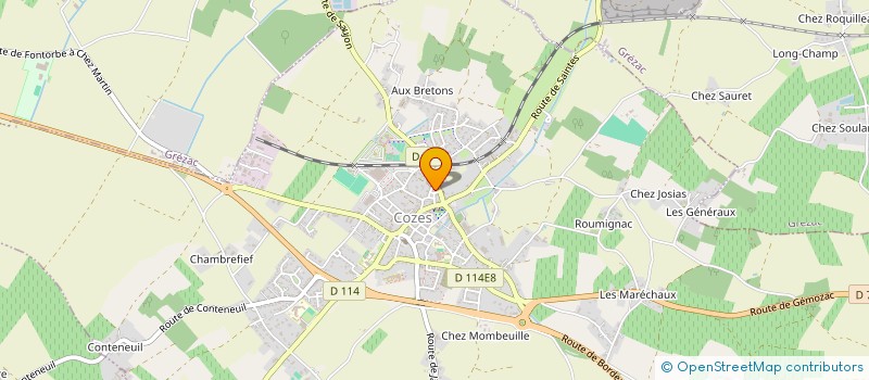 localisation de l'entreprise MADAME MARCELLE GUILLOT  SEMUSSAC