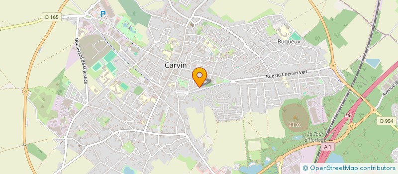 localisation de l'entreprise MADAME MARCELLE HERENG  CARVIN