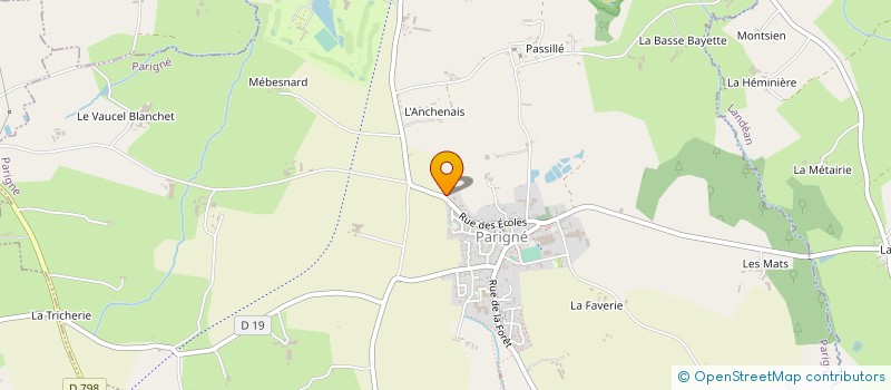 localisation de l'entreprise MADAME MARCELLE HUBERT à JAVENE