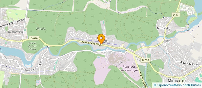 localisation de l'entreprise MADAME MARCELLE IMPEDOVO à MIMIZAN