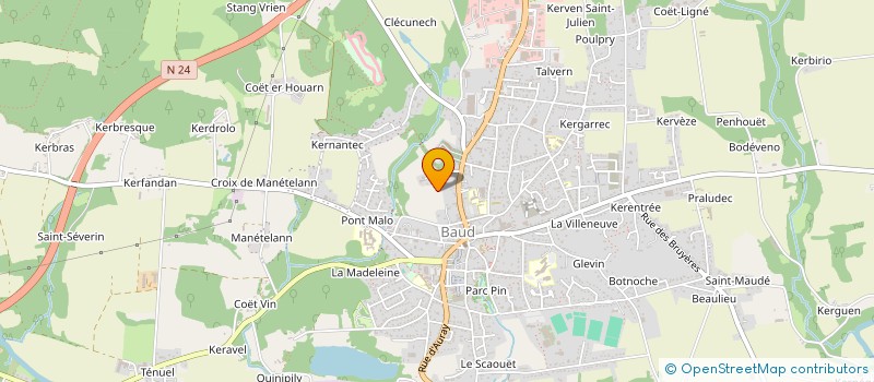 localisation de l'entreprise MADAME MARCELLE JOSSO  BAUD