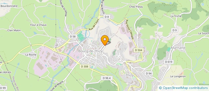 localisation de l'entreprise MADAME MARCELLE JUIF  THIZY-LES-BOURGS