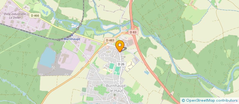 localisation de l'entreprise MADAME MARCELLE KEMPF  BURNHAUPT-LE-BAS