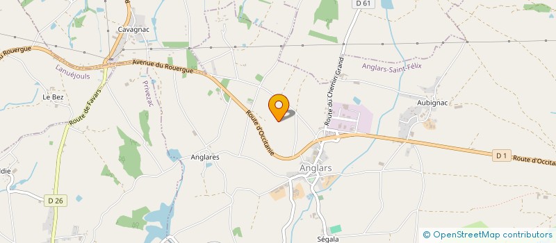 localisation de l'entreprise MADAME MARCELLE LACOMBE  MAYRAN