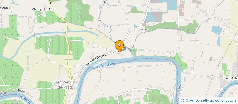 localisation de l'entreprise MADAME MARCELLE LACOSTE  VELINES