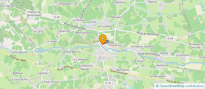 localisation de l'entreprise MADAME MARCELLE LAGARDETTE à DENICE