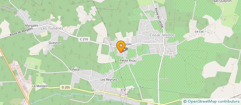 localisation de l'entreprise MADAME MARCELLE LAMY à CISSAC-MEDOC