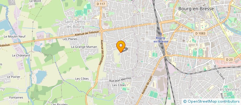 localisation de l'entreprise MADAME MARCELLE LANDRY à SAINT-DENIS-LES-BOURG
