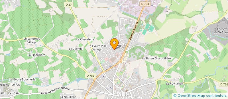 localisation de l'entreprise MADAME MARCELLE LAURE à VALLET