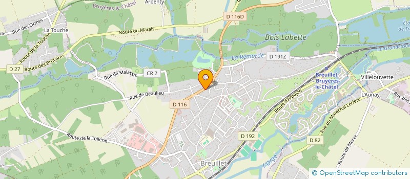 localisation de l'entreprise MADAME MARCELLE LE GOFF à BREUILLET