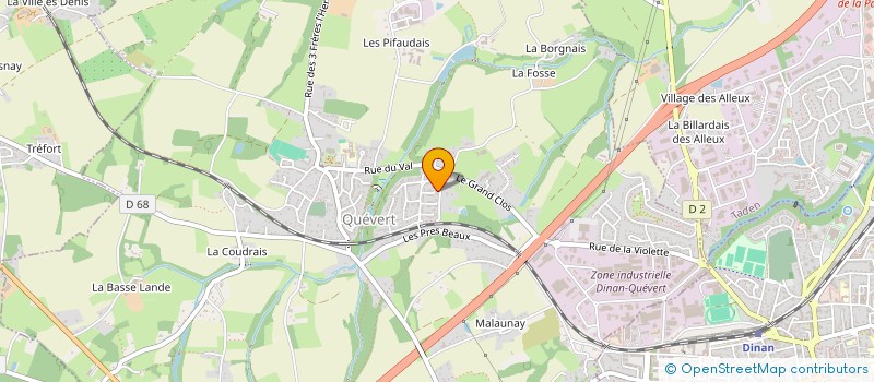 localisation de l'entreprise MADAME MARCELLE LE SCORNET à QUEVERT